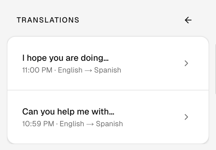 DeepL Translations screenshot 3